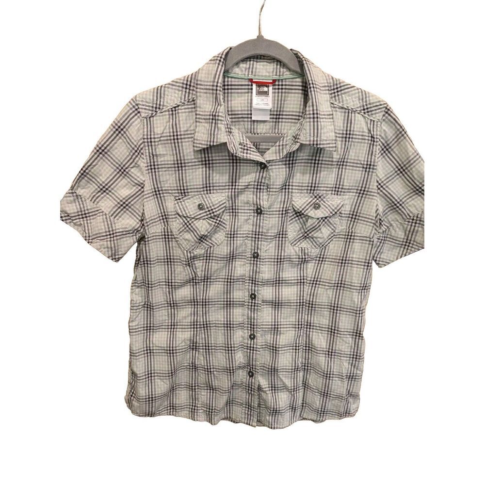 The North‎ Face  Women  Large SHORT Sleeve Button Down  Outdoors